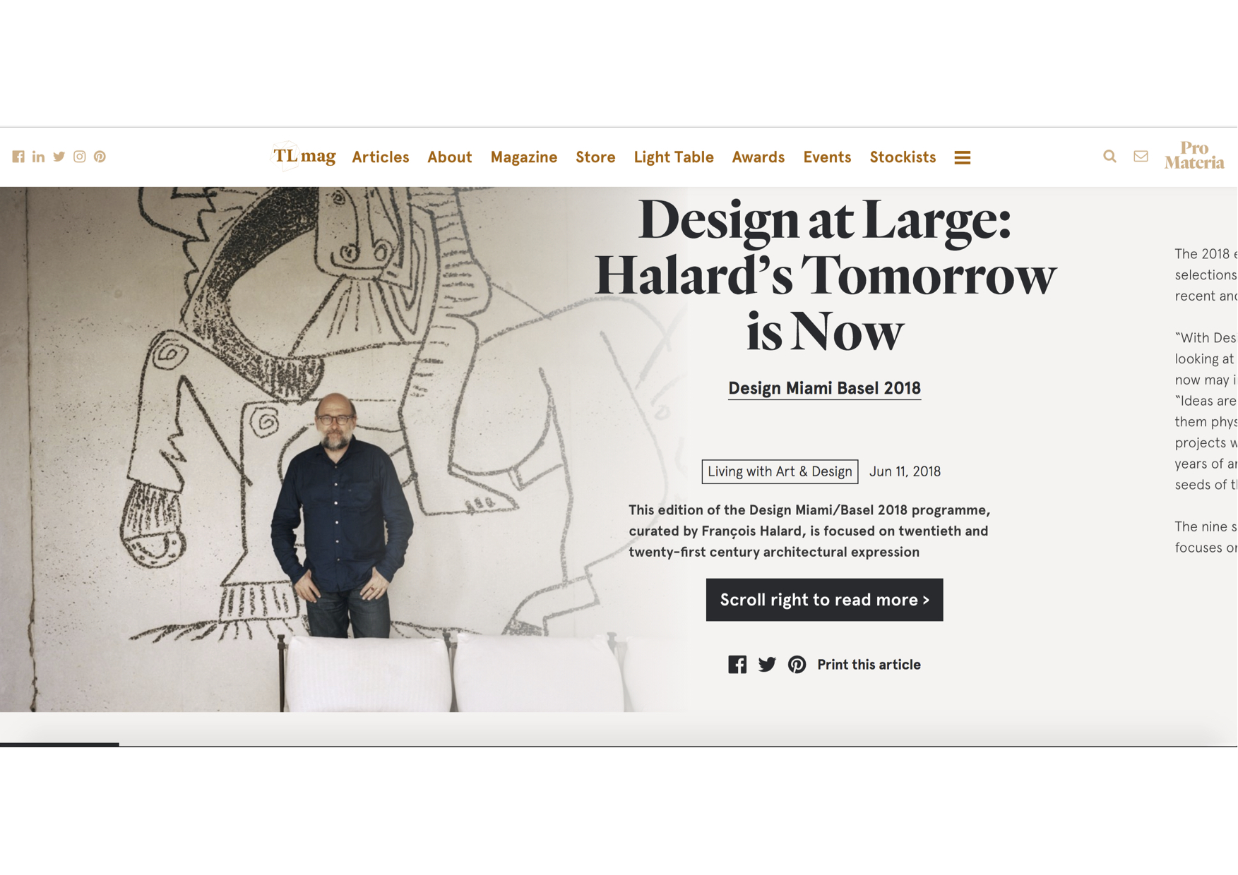 TL mag – Design Miami/Basel 2018