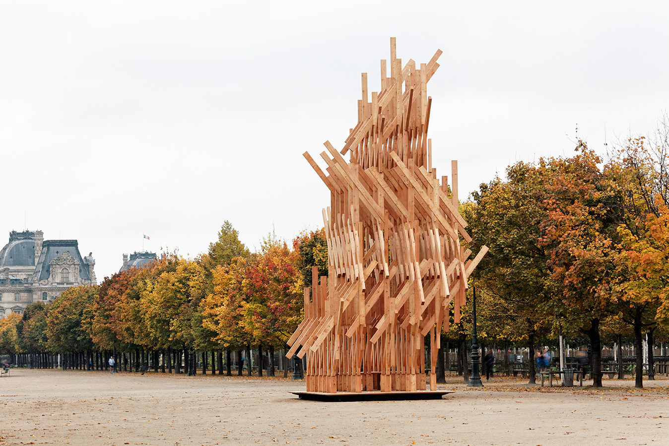 Kengo Kuma aux Tuileries – FIAC Hors les murs 2015