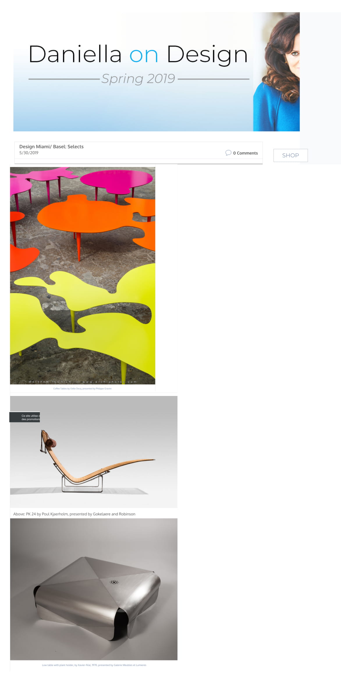 2019 Daniella on Design – Design Miami/ Basel | Galerie Philippe Gravier